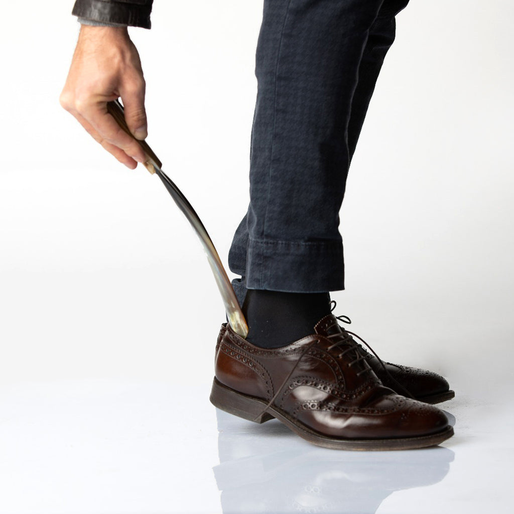 Brass shoehorn bracket