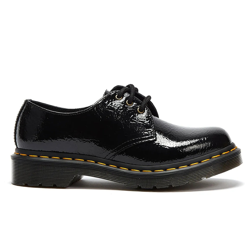 AI22---drmartens---1461BLACK DISTRESSED PATENT