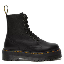Black leather Dr. Martens Jadon III Pisa platform boots