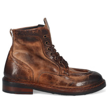 Lace-up ankle boot Paraboot JP David model in hand-aged brown leather