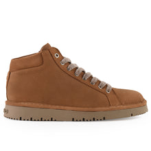 Men's ankle boots Panchic P13 in nubuck leather color tan