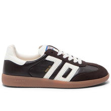 Cloud 70 Coffee Padded Leather and Coffee Suede Sneaker with Milk Detail