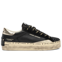 Distressed black dusk platform
