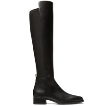 Michael Kors Lex boots in black leather with stretch shaft