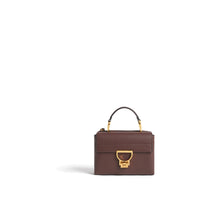 Arlettis small burgundy leather