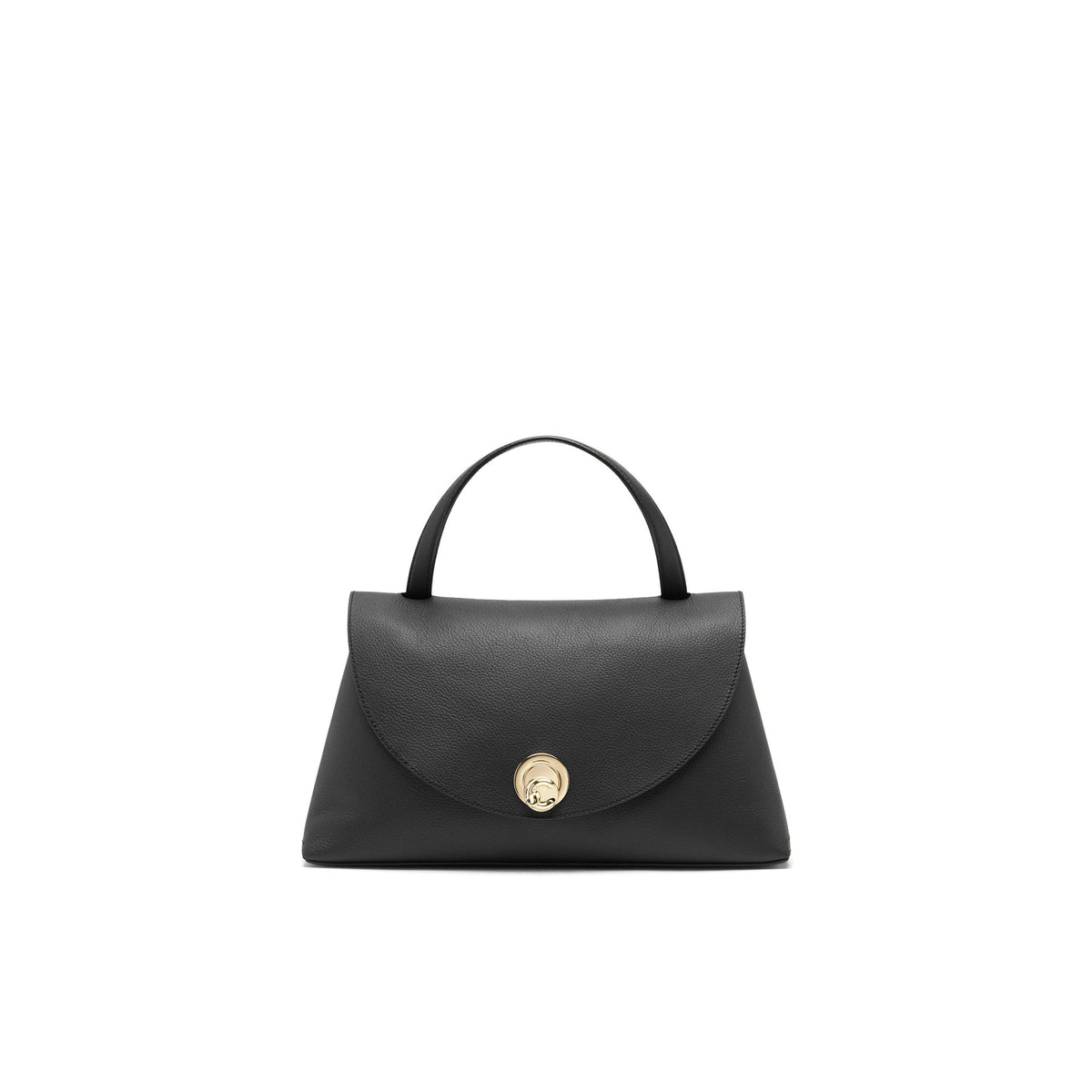 COCCINELLE: Coccinelle Nikla medium women's handbag in black double leather with flap