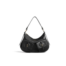 Mavery pocket medium black leather