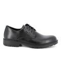 IGI&CO: Men's black leather Derby lace-up shoe with GORE-TEX® and rubber sole