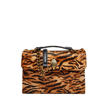 Kensington Leather Bag – Camel Leopard Print