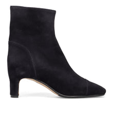 Ankle boot heel 5 split suede abisso