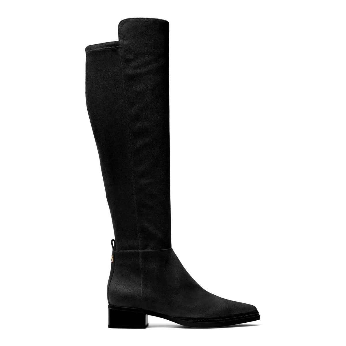 MICHAEL KORS: Lex women's over-the-knee boot in black suede with stretch shaft