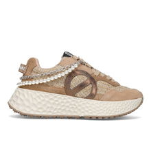 Carter Jogger Sneaker w/ Suede & Wool - Nude