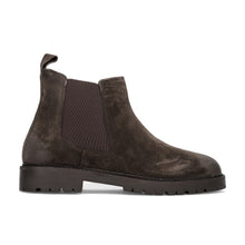 Chelsea suede dark brown