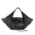 VIC MATIE': Tabita women's shoulder bag in soft black calfskin leather