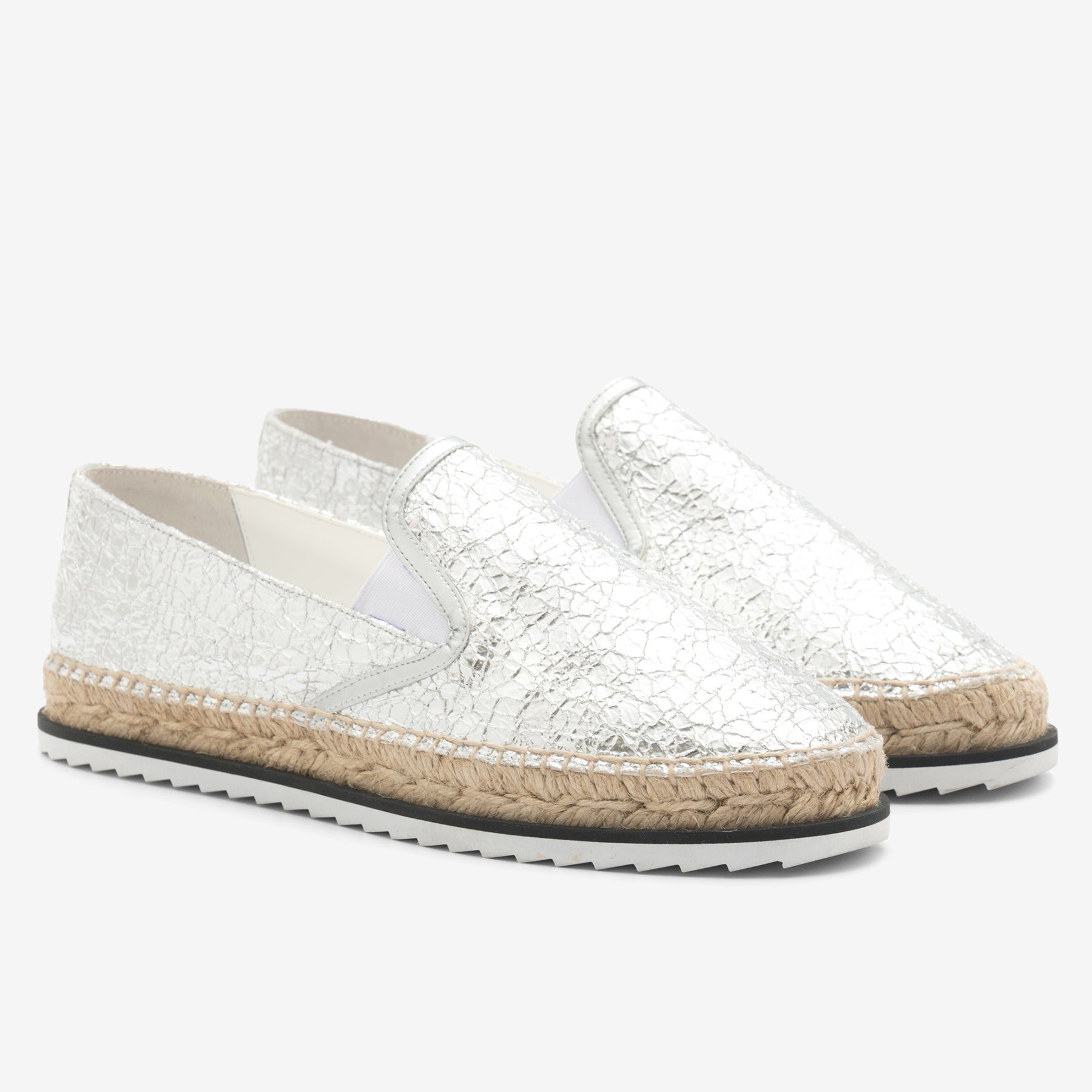 Slip-on espadrilles Kendall + Kylie envy silver