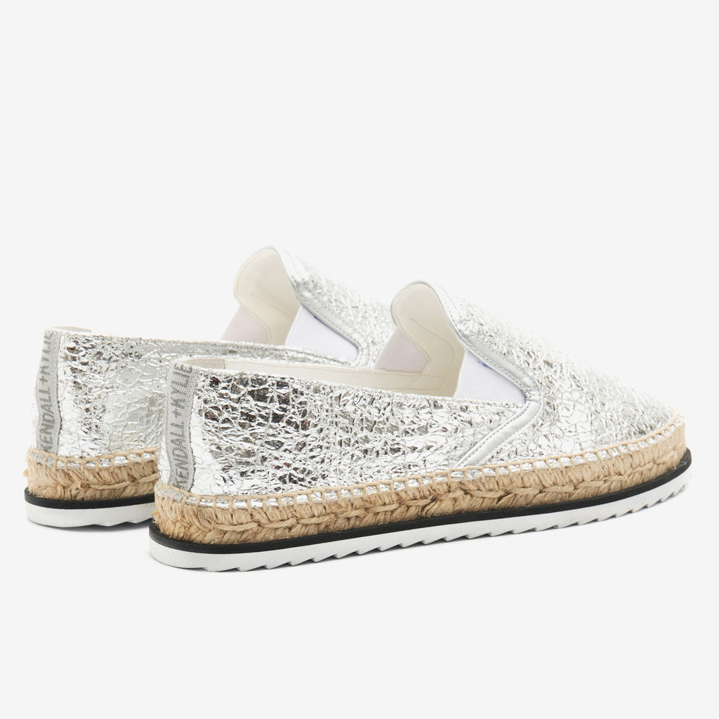 Slip-on espadrilles Kendall + Kylie envy silver