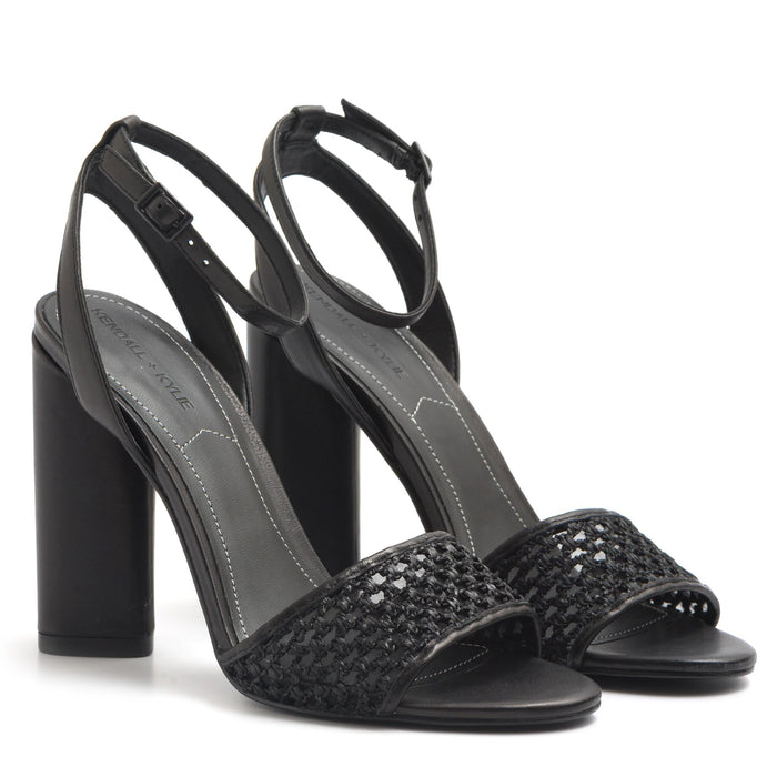 Kendall + Kylie Genna sandal in black with high heel