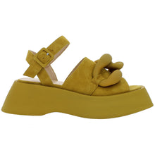 Giampaolo Viozzi Nora W sandal in mustard with oversized sole