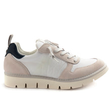 Men's Panchic P05 sneaker in white nylon and suede