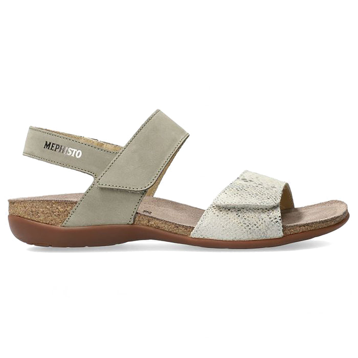 MEPHISTO: Mephisto Agave women's light green leather sandal