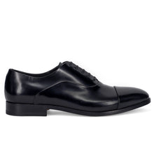 Men's black brushed leather Fabi oxford shoes