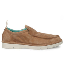 Men's moccasin Panchic P19 in biscuit suede