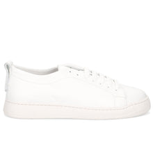 Men's Sangiorgio sneaker in white hammered leather