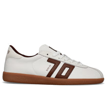 Shelly white leather