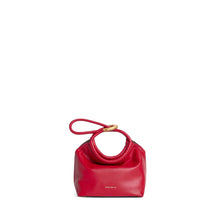 Coccinelle Finn Pouch small bag in soft scarlet red leather