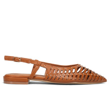 Lizzy leather slingback