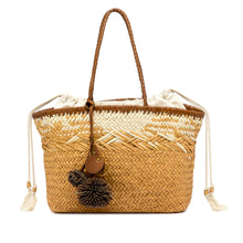 Paloma natural woven straw