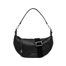Women's Gianni Chiarini Aisha bag in black leather with removable shoulder strap