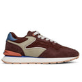 HOFF: HOFF City women's sneaker in chocolate brown suede and nylon
