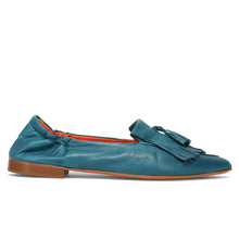 Flat fringe and tassels navy