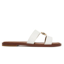 Erin white leather