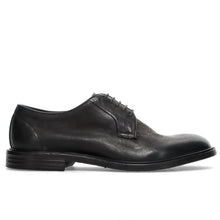 Men's Pawelk's derby shoe in soft dark brown leather