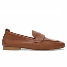 Leather penny loafer
