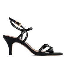 Spool black patent leather